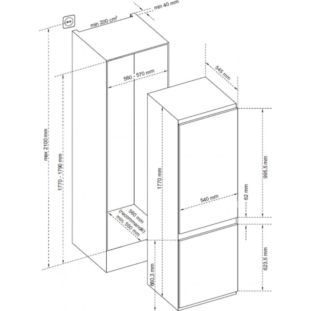 Холодильник De Dietrich DRC1775EN - изображение 4